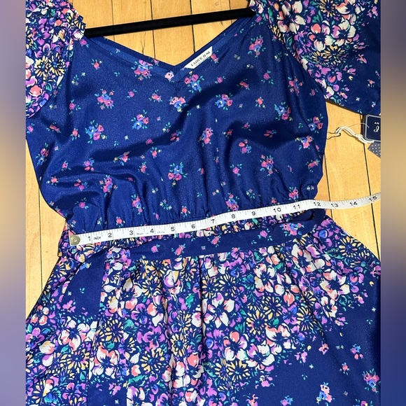 I Love H-81 (Forever 21) Floral Belted Dress Size S - Picture 9 of 11